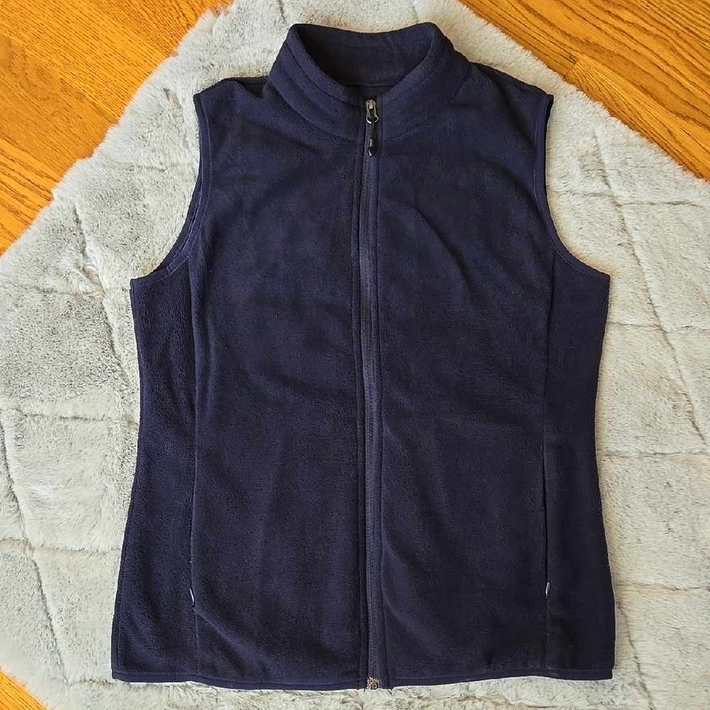 Fuinloth Navy Fleece Vest, Womens Small, Great Condition